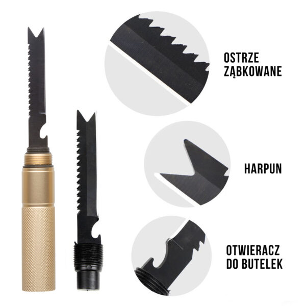 MACGYVER SAPERKA TAKTYCZNA 14 W 1  MULTITOOL 102277 - obrazek 7