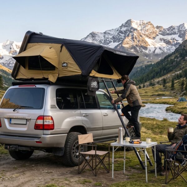 OFFLANDER NAMIOT DACHOWY FOLD 2 SAND - obrazek 6