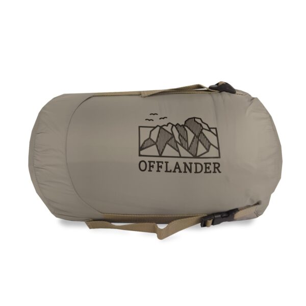 OFFLANDER PONCZO KEMPINGOWE OCIEPLANE WODOODPORNE KHAKI - obrazek 14
