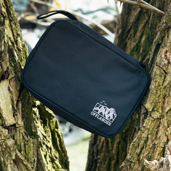OFFLANDER ORGANIZER KOSMETYCZKA TURYSTYCZNA DO WIESZANIA CZARNA - obrazek 3