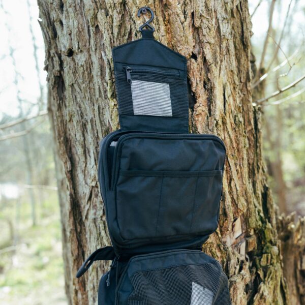 OFFLANDER ORGANIZER KOSMETYCZKA TURYSTYCZNA DO WIESZANIA CZARNA - obrazek 4