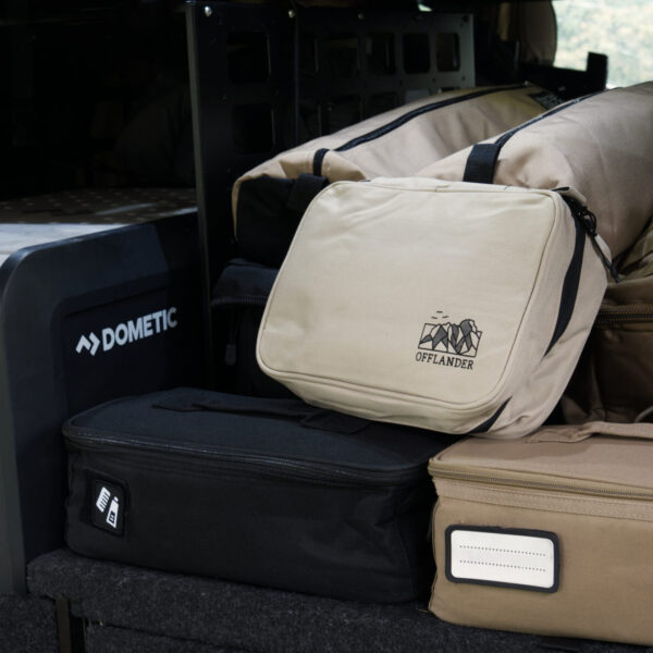 OFFLANDER ORGANIZER KOSMETYCZKA TURYSTYCZNA DO WIESZANIA KHAKI - obrazek 3