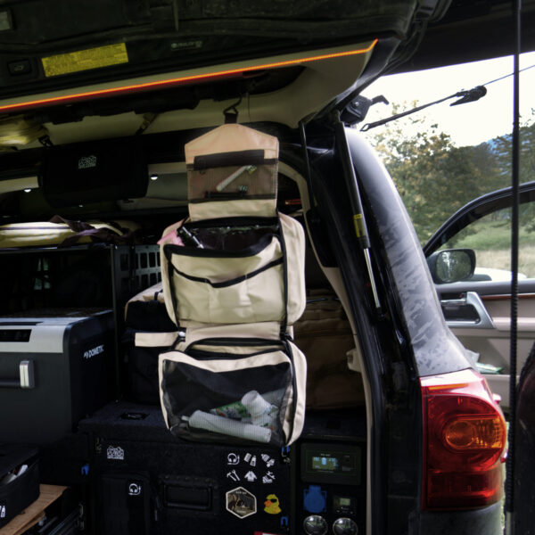 OFFLANDER ORGANIZER KOSMETYCZKA TURYSTYCZNA DO WIESZANIA KHAKI - obrazek 6