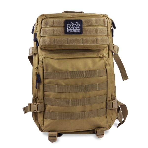 OFFLANDER PLECAK TURYSTYCZNY SURVIVAL 43L KHAKI - obrazek 3