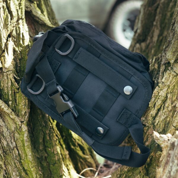 OFFLANDER SASZETKA TAKTYCZNA MOLLE Z RZEPEM APTECZKA CZARNA - obrazek 6