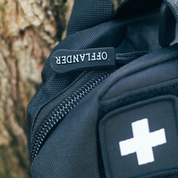 OFFLANDER SASZETKA TAKTYCZNA MOLLE Z RZEPEM APTECZKA CZARNA - obrazek 7