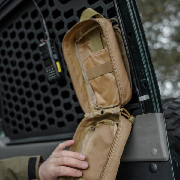 OFFLANDER SASZETKA TAKTYCZNA MOLLE Z RZEPEM APTECZKA KHAKI - obrazek 5