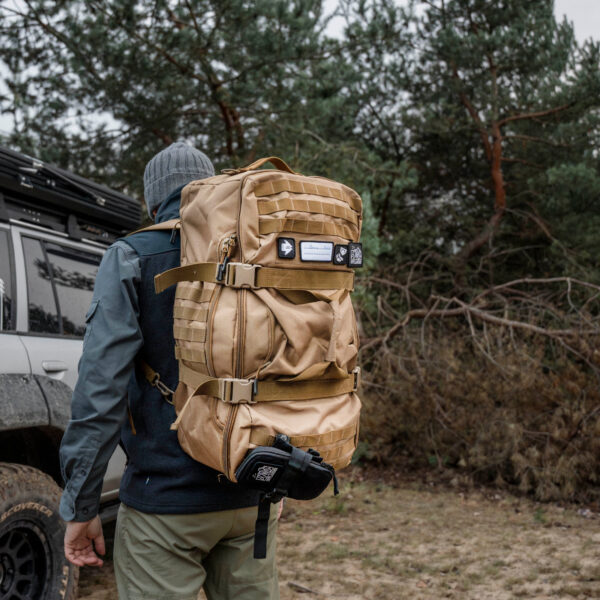 OFFLANDER TORBA PODRÓŻNA PLECAK 3W1 OFFROAD 54L KHAKI - obrazek 5