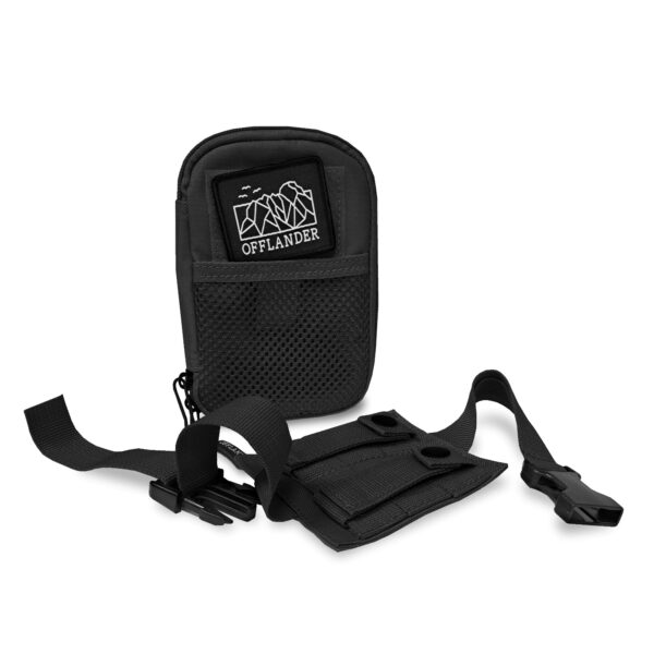 OFFLANDER SASZETKA TAKTYCZNA MOLLE Z RZEPEM NA DOKUMENTY CZARNA - obrazek 7