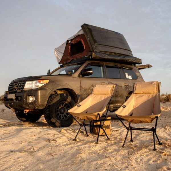 OFFLANDER DUŻE KRZESŁO TURYSTYCZNE KEMPINGOWE SKŁADANE - obrazek 14