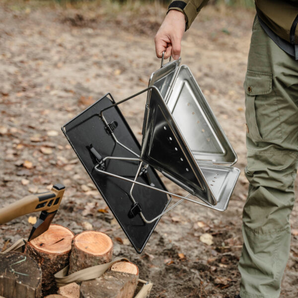 OFFLANDER DUŻY GRILL SKŁADANY KEMPINGOWY PRZENOŚNY - obrazek 5