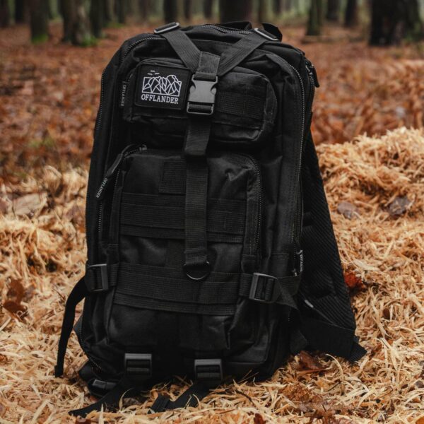 OFFLANDER PLECAK TURYSTYCZNY SURVIVAL 25L CZARNY - obrazek 7