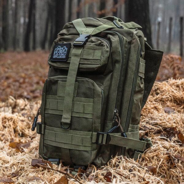 OFFLANDER PLECAK TURYSTYCZNY SURVIVAL 25L ZIELONY - obrazek 5