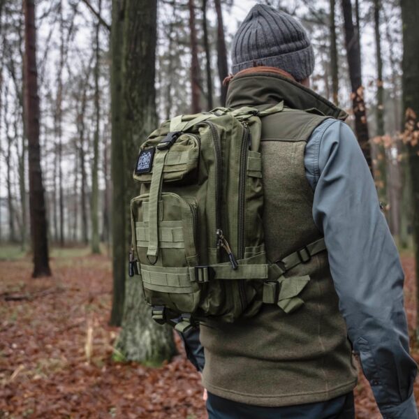 OFFLANDER PLECAK TURYSTYCZNY SURVIVAL 25L ZIELONY - obrazek 7