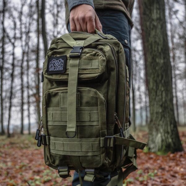 OFFLANDER PLECAK TURYSTYCZNY SURVIVAL 25L ZIELONY - obrazek 8