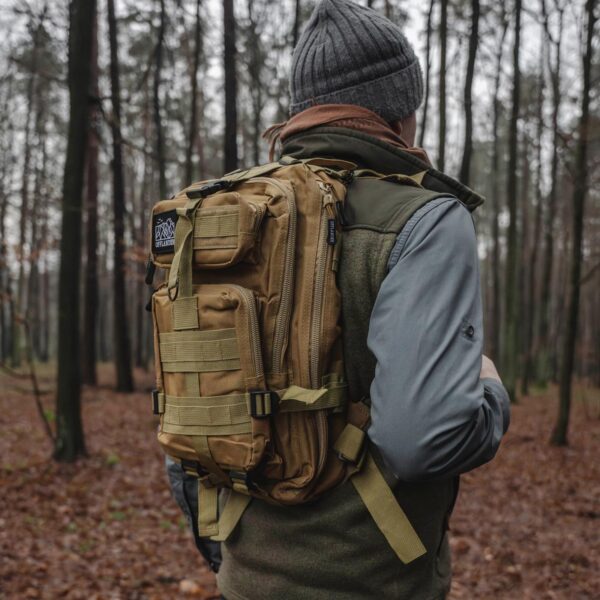 OFFLANDER PLECAK TURYSTYCZNY SURVIVAL 25L KHAKI - obrazek 10
