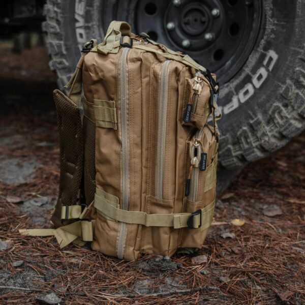 OFFLANDER PLECAK TURYSTYCZNY SURVIVAL 25L KHAKI - obrazek 12