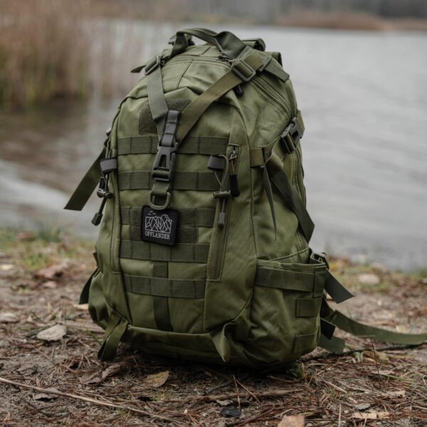 OFFLANDER PLECAK TURYSTYCZNY SURVIVAL TREKKER 25L ZIELONY - obrazek 6