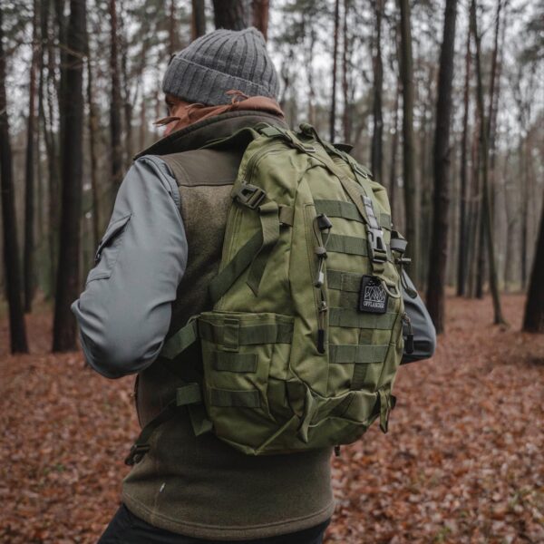 OFFLANDER PLECAK TURYSTYCZNY SURVIVAL TREKKER 25L ZIELONY - obrazek 8