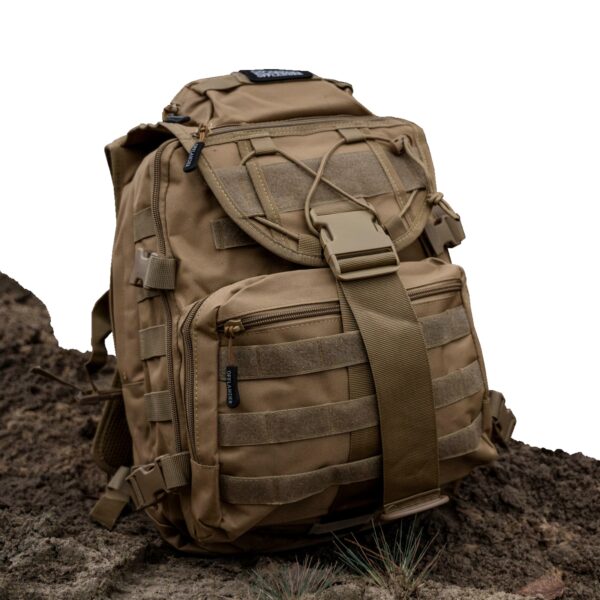 OFFLANDER PLECAK TURYSTYCZNY SURVIVAL HIKER 25L KHAKI - obrazek 9