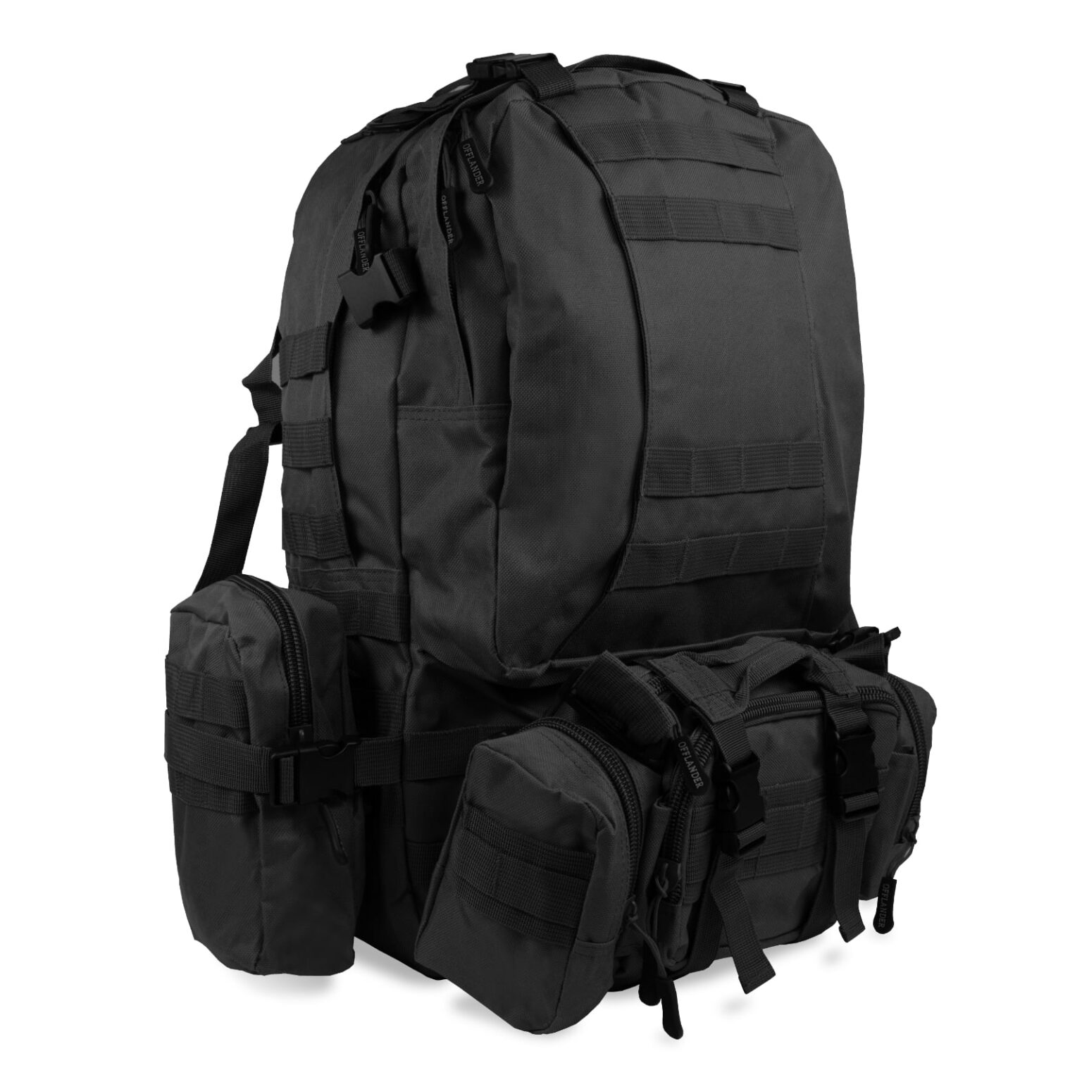 OFFLANDER PLECAK TURYSTYCZNY SURVIVAL COMBO 38L CZARNY