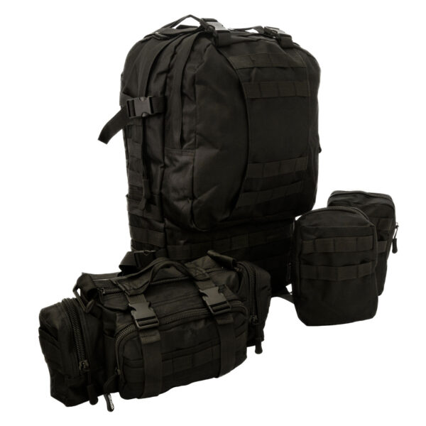 OFFLANDER PLECAK TURYSTYCZNY SURVIVAL COMBO 38L CZARNY - obrazek 7