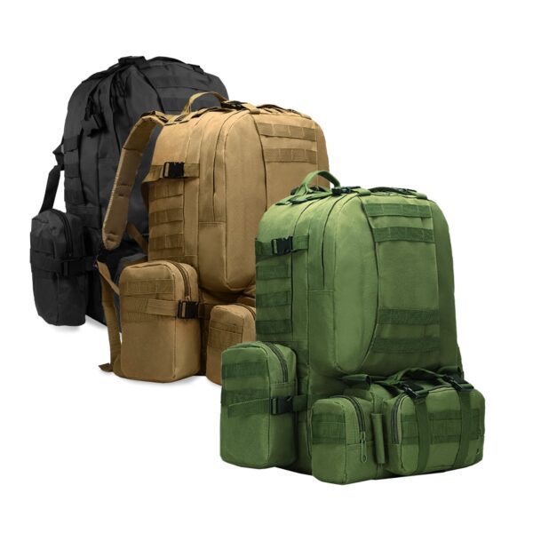 OFFLANDER PLECAK TURYSTYCZNY SURVIVAL COMBO 38L CZARNY - obrazek 13