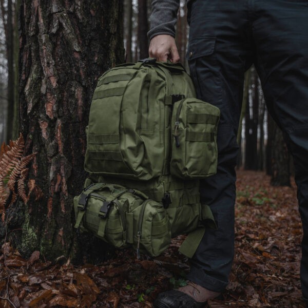 OFFLANDER PLECAK TURYSTYCZNY SURVIVAL COMBO 38L ZIELONY - obrazek 4
