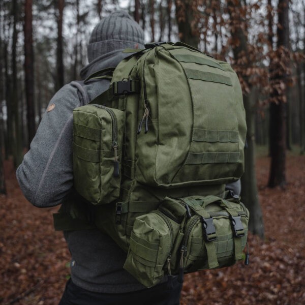OFFLANDER PLECAK TURYSTYCZNY SURVIVAL COMBO 38L ZIELONY - obrazek 5