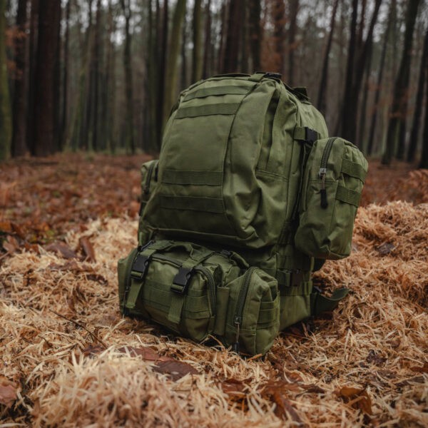OFFLANDER PLECAK TURYSTYCZNY SURVIVAL COMBO 38L ZIELONY - obrazek 6