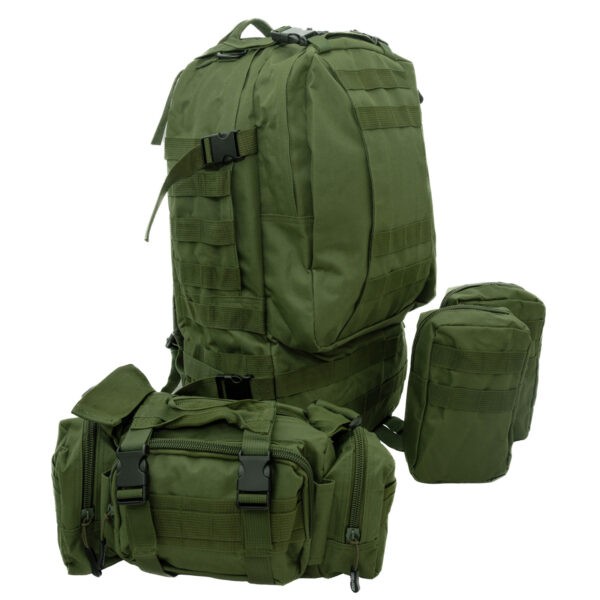 OFFLANDER PLECAK TURYSTYCZNY SURVIVAL COMBO 38L ZIELONY - obrazek 11
