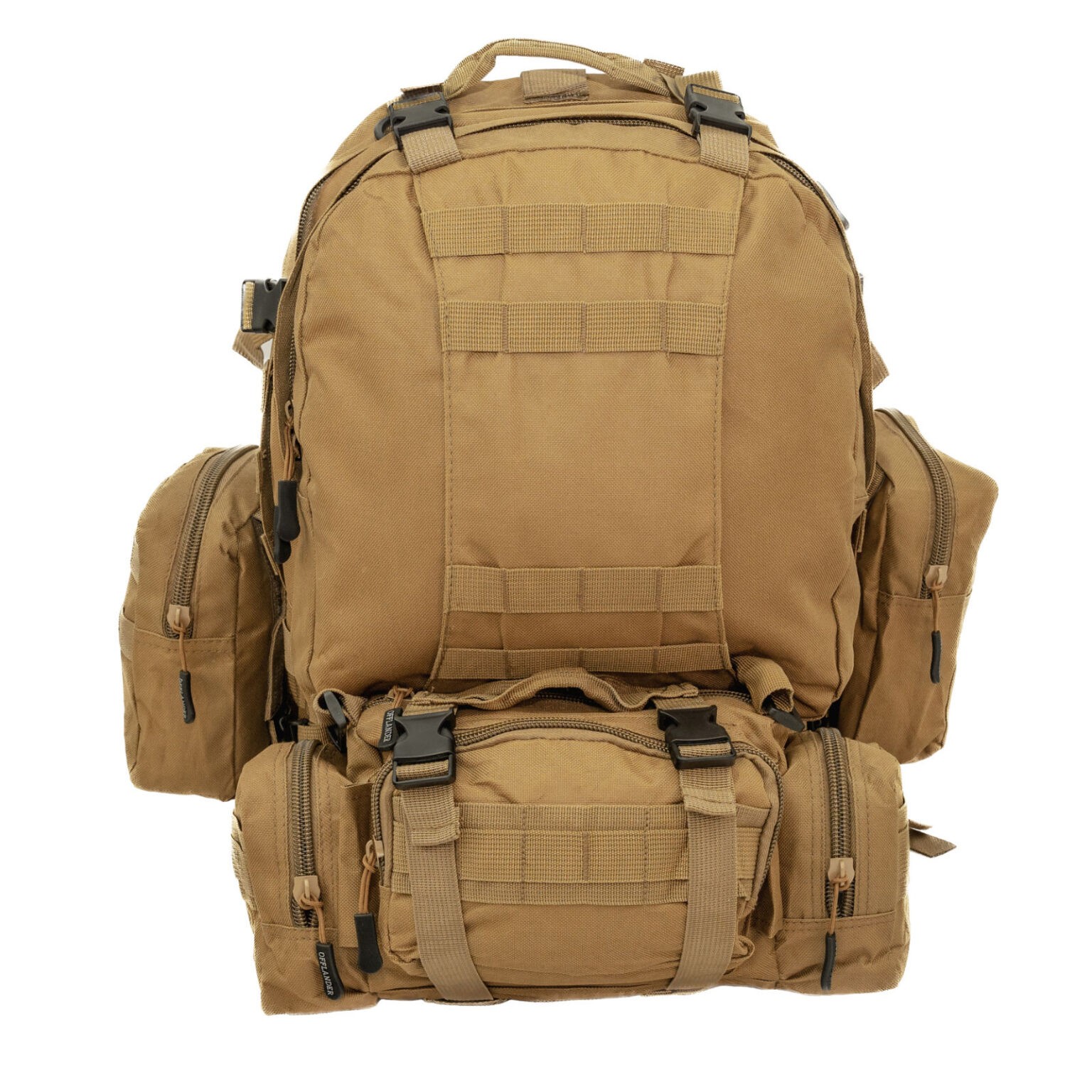 OFFLANDER PLECAK TURYSTYCZNY SURVIVAL COMBO 38L KHAKI