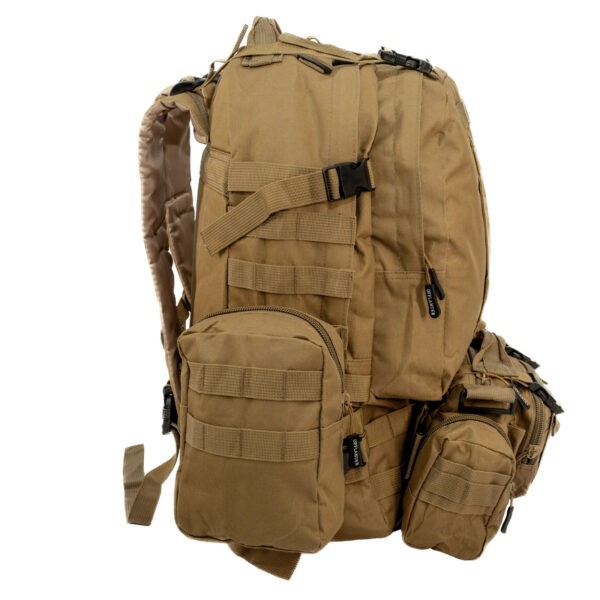 OFFLANDER PLECAK TURYSTYCZNY SURVIVAL COMBO 38L KHAKI - obrazek 3