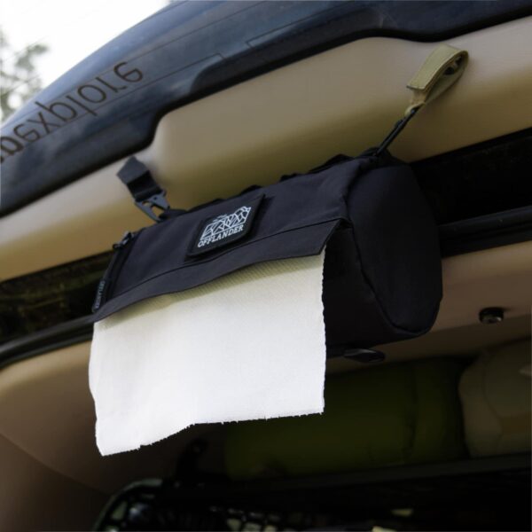 OFFLANDER TORBA NA RĘCZNIKI PAPIEROWE LUB PAPIER TOALETOWY CZARNA - obrazek 6