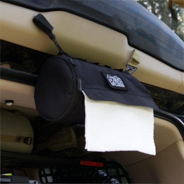 OFFLANDER TORBA NA RĘCZNIKI PAPIEROWE LUB PAPIER TOALETOWY CZARNA - obrazek 7