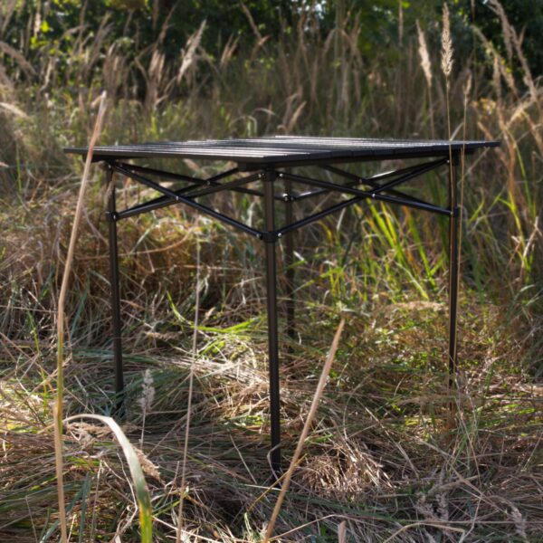 OFFLANDER SKŁADANY ALUMINIOWY STÓŁ KEMPINGOWY 70 x 70 CM - obrazek 3