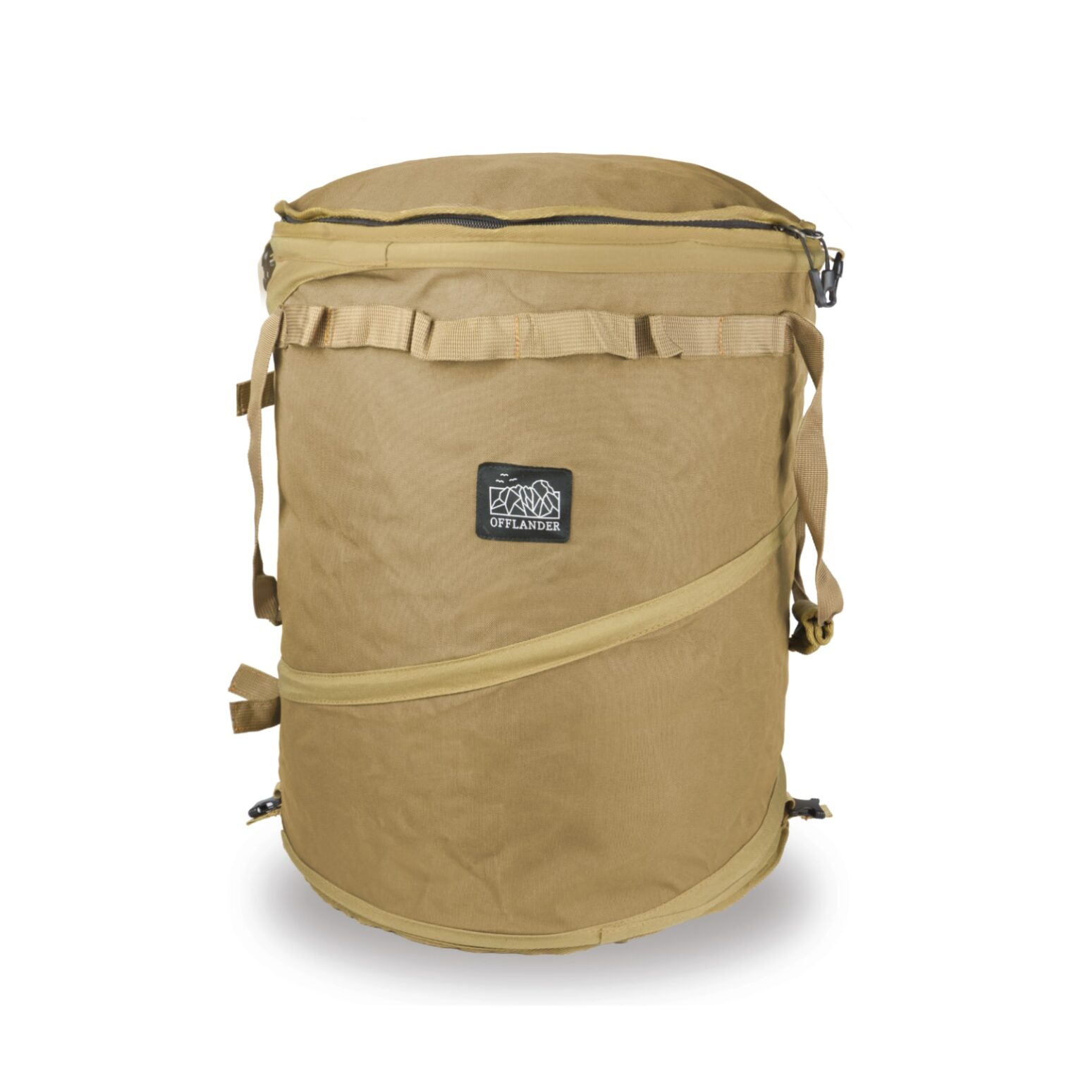 OFFLANDER KOSZ KEMPINGOWY CYLINDRYCZNY KHAKI