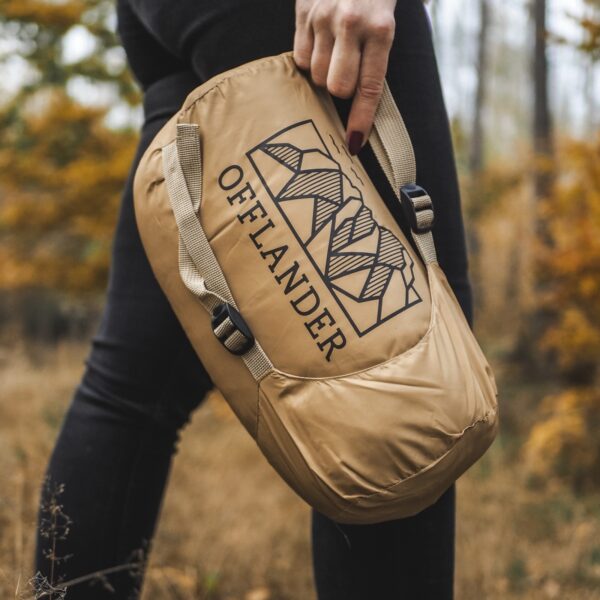 OFFLANDER PONCZO KEMPINGOWE CIENKIE Z OGRZEWACZEM SZAMPAN - obrazek 15