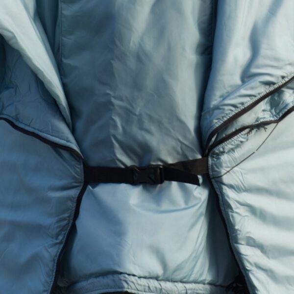OFFLANDER PONCZO KEMPINGOWE GRUBE Z OGRZEWACZEM BŁĘKIT - obrazek 9