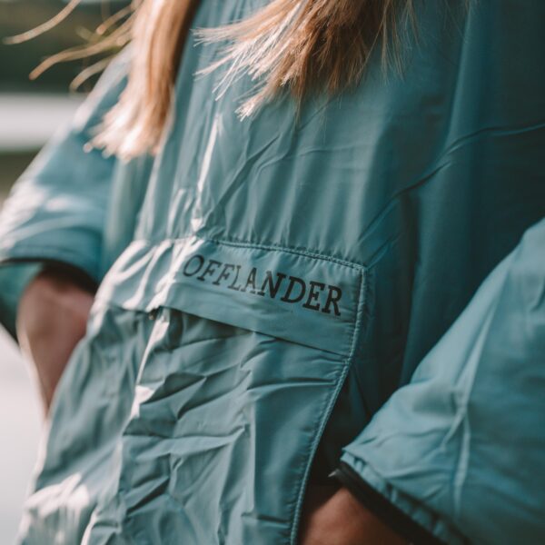 OFFLANDER PONCZO KEMPINGOWE GRUBE Z OGRZEWACZEM BŁĘKIT - obrazek 10