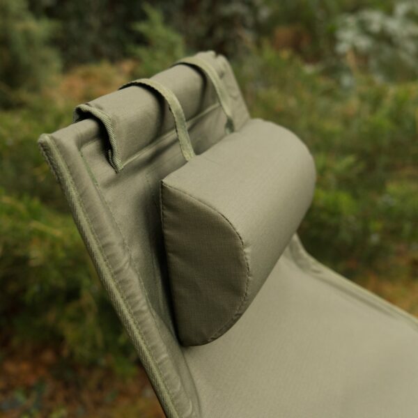 OFFLANDER DUŻE KRZESŁO KEMPINGOWE SKŁADANE OLIWKOWE - obrazek 4