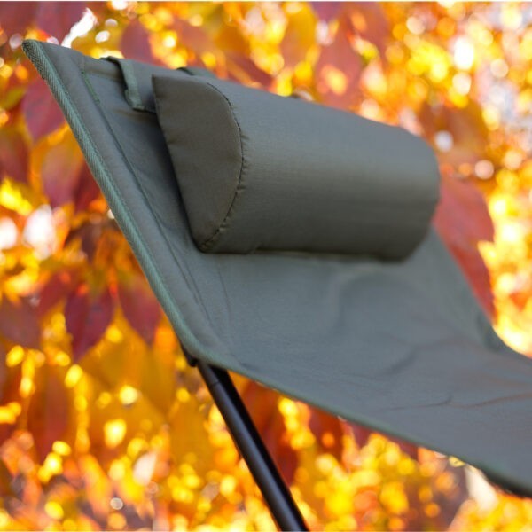 OFFLANDER DUŻE KRZESŁO KEMPINGOWE SKŁADANE OLIWKOWE - obrazek 5