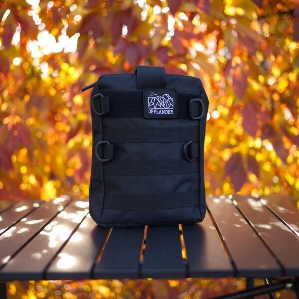 OFFLANDER SASZETKA TAKTYCZNA MOLLE Z RZEPEM ŚREDNIA CZARNA - obrazek 4