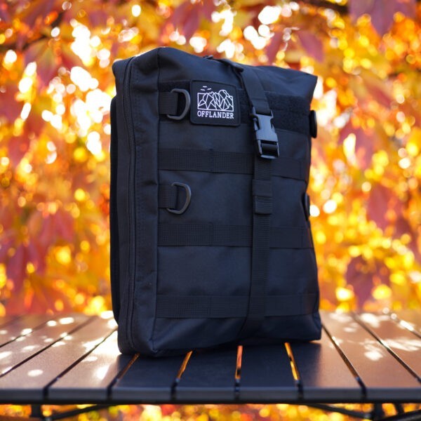 OFFLANDER SASZETKA TAKTYCZNA MOLLE Z RZEPEM DUŻA CZARNA - obrazek 4