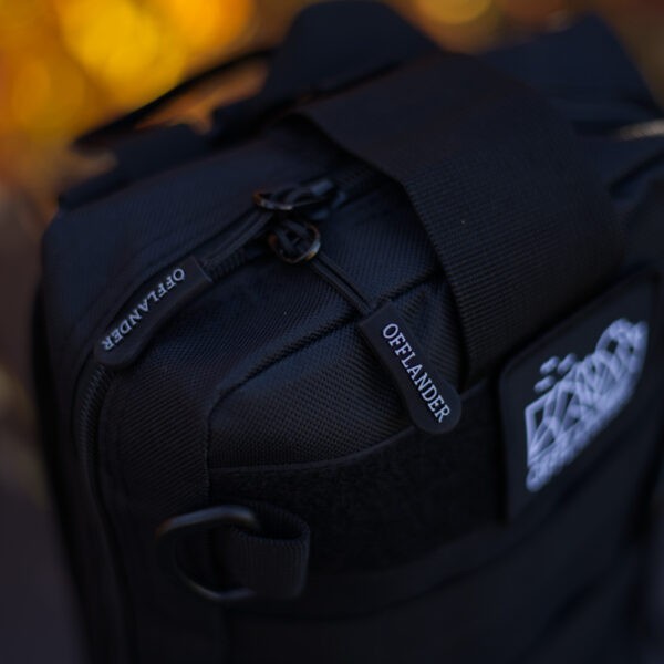 OFFLANDER SASZETKA TAKTYCZNA MOLLE Z RZEPEM DUŻA CZARNA - obrazek 5