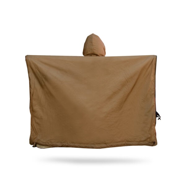 OFFLANDER PONCZO KEMPINGOWE CIENKIE Z OGRZEWACZEM BRĄZOWE - obrazek 10