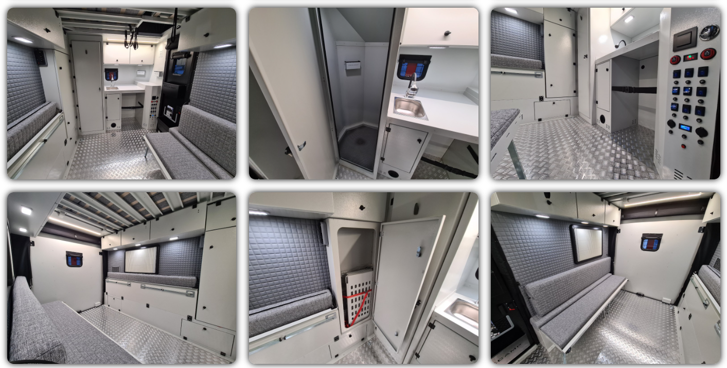 Przyczepy wyprawowe DECAMP różnych modeli na terenie offroad