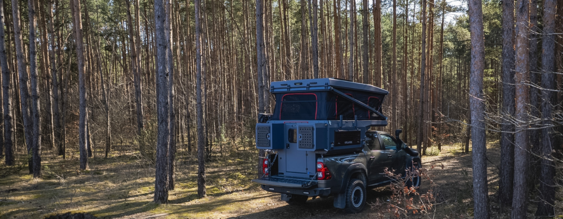 Test OFFLANDER WADI – kompaktowa zabudowa kamperowa na pickup